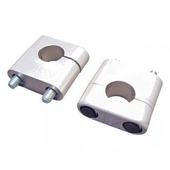 Klemmsatz Lenker silber 22mm 30mm Höhe