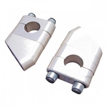 Klemmsatz Lenker silber 22mm 41mm Höhe 34°