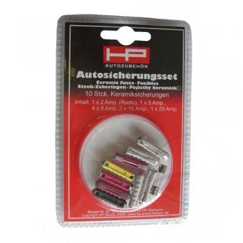 SICHERUNGS Sortiment 10 teilig, Keramiksicherungen