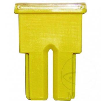 Sicherung PAL AS 60A 1er Blister gelb, Blocksicherungen Typ AS (weiblich)