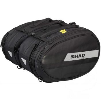 Satteltasche schwarz Shad 2 x 46 - 58 Liter