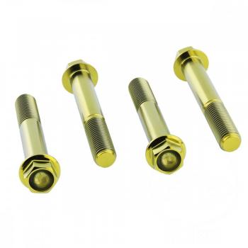 Bremssattelschraube Satz vorne Titan gold