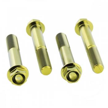 Bremssattelschraube Satz vorne Titan gold