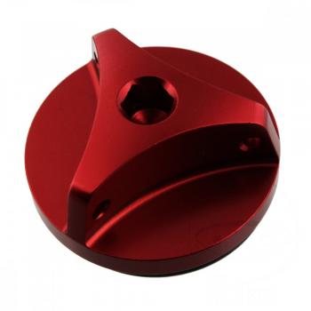 Öleinfüllschraube M27X3.00mm Alu rot