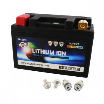 Batterie Motorrad LTM9 Skyrich, Lithium-Ionen mit Anzeige und Überladeschutz