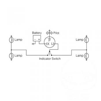 Blinker Relais, mechanisch, 12V, 3 polig