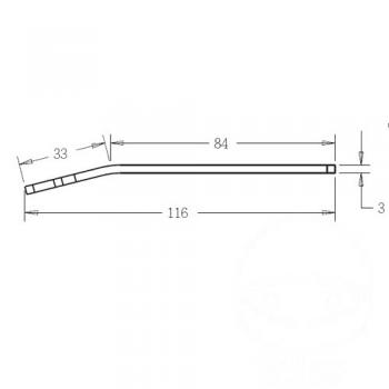 Halter für Rückstrahler und Rücklicht