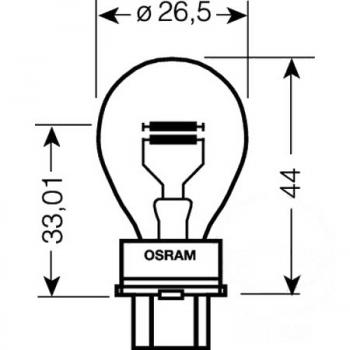 Lampe, Glühbirne 12V27/7W W2,5X16Q