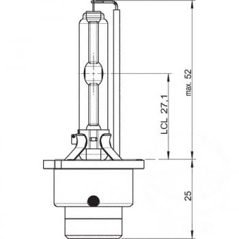 Lampe, Glühbirne 35W D2S P32