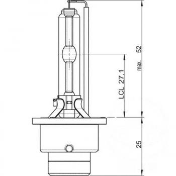 Lampe, Glühbirne 35W D4S P32D