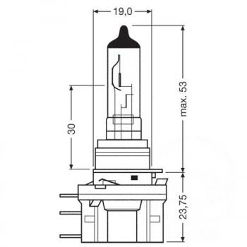 Lampe, Glühbirne H15 12V 15/55W