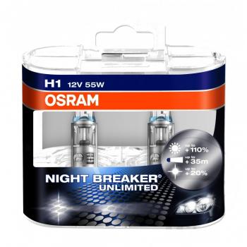 Lampe, Glühbirne H1 12V55W DUO, NIGHT BREAKER UNLIMITED