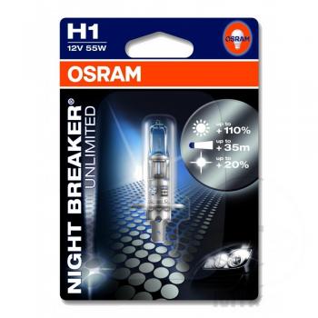 Lampe, Glühbirne H1 12V55W 1BLI, NIGHT BREAKER UNLIMITED