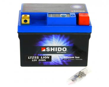 LITHIUM-IONEN Batterie YTZ5S 12 Volt, SHIDO Motorrad Batterie