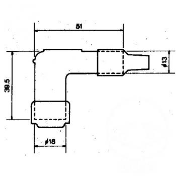 NGK Zündkerzenstecker LB05EZ