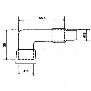 NGK Zündkerzenstecker LB01F