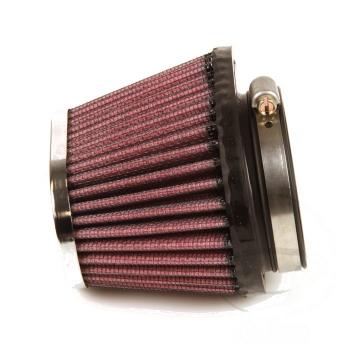 K&N Renn-Luftfilter Uni Oval-Zylinder 55mm Chromkappe RC-0981