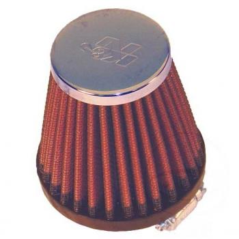 K&N Renn-Luftfilter Uni Rund-Zylinder 40mm Chromkappe RC-2310