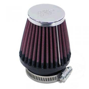 K&N Renn-Luftfilter Uni Rund-Zylindrisch 46mm Chromkappe RC-2320