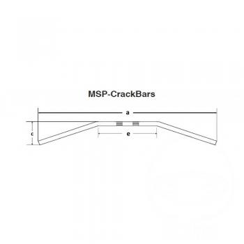 Lenker MSP Crackbar stahl CR 5L 1 1/4ZOLL