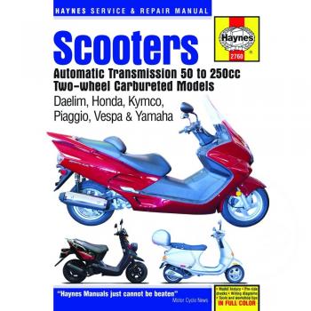 Reparaturanleitung fuer Scooter 50cc-250cc (nur in englisch)