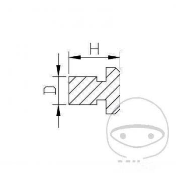 Entlüftungsschraube für Gabel 5x11 Kayaba