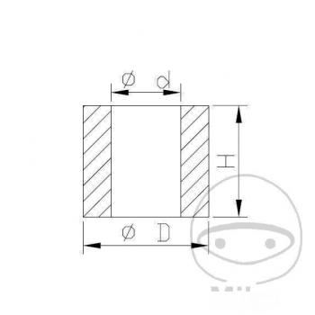 Klippfeder für Federbein 3.8x6x12 Kayaba