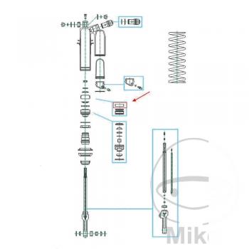 Kolbenring für Federbein 40x10 Kayaba