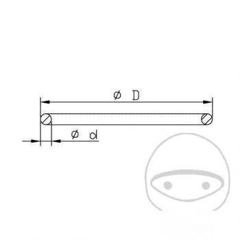 O-Ring für Gabelschraube 3.5x46 Kayaba