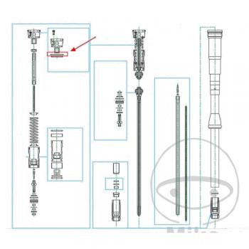 O-Ring für Gabelschraube 3.5x46 Kayaba