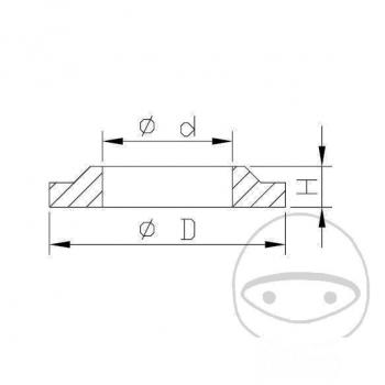 Staubkappe für Federbein 12.5x27x10 Kayaba