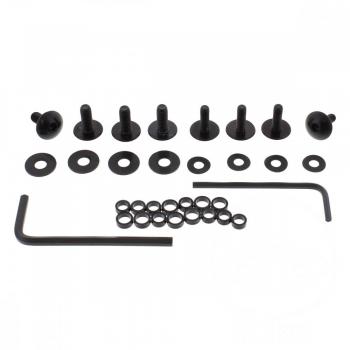 Verkleidungsschrauben Satz Alu schwarz