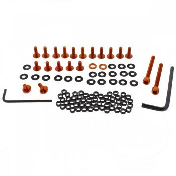 Verkleidungsschrauben Satz Alu orange