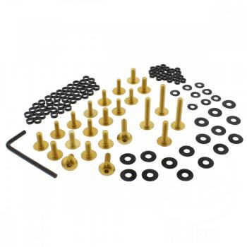Verkleidungsschrauben Satz Alu gold