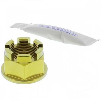 Mutter Achse M24x1.50 32mm Titan gold