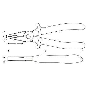 Polar VDE Kobinationszange 180mm