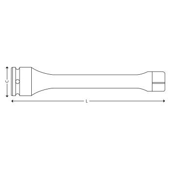 Polar Drehmoment-Steckschlüssel 1/2", 120 Nm