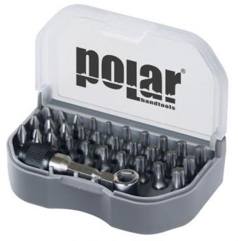 Polar Bitsatz 32 Teile 1/4" in Kunststoffbox