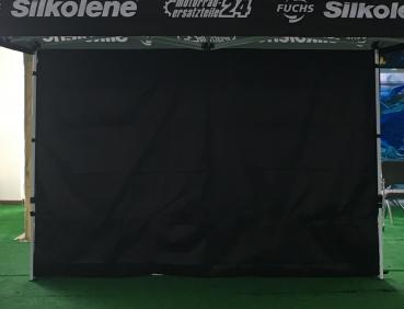 Seitenwand für Racing Zelt, Pavillon 3x3m, schwarz, 1Stück