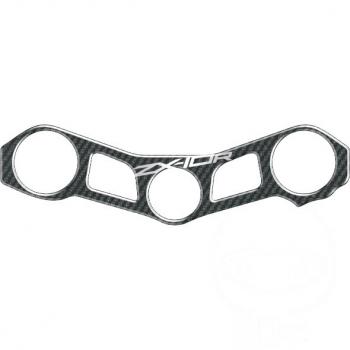 Gabelbrückenaufkleber, Protektor, Carbon