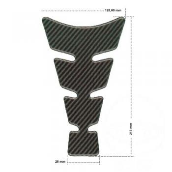 Tankdeckel Protektor Carbon 213 X 128 mm