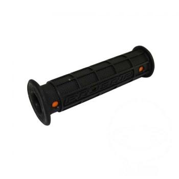 Griffgummi ATV schwarz/orange D.22mm. L.125mm geschlossen