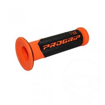 Griffgummi schwarz/orange D.22/25mm. L.125mm geschlossen