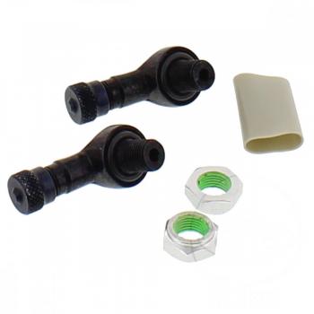 Reifenventil Satz 8,3mm Winkel Ventil alu, Paar, schwarz