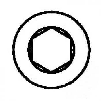 Schraube Innensechskant 6X35 912 VZ 8.8, Pack 100 STCK