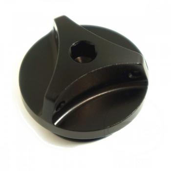 Öleinfüllschraube M27x3.00mm Alu schwarz