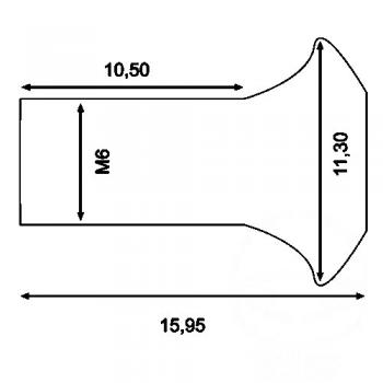 Schrauben für Bremsscheibe vorne M6X10.5 Inhalt 6 Stueck