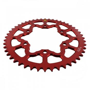 Alu-Kettenrad 48Z Teilung 520 rot Sitta Innendurchmesser 110 Lochkreis 130