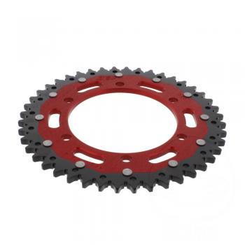 Kettenrad Dual 44Z Teilung 525 rot ZF Innendurchmesser 120 Lochkreis 140