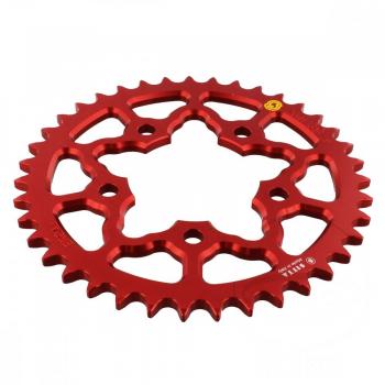 Alu-Kettenrad 39Z Teilung 525 rot Sitta Innendurchmesser 076 Lochkreis 100